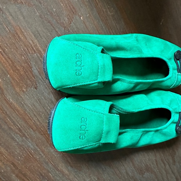 Arche Green flats. Women EU size 39. Gently used - Picture 4 of 5